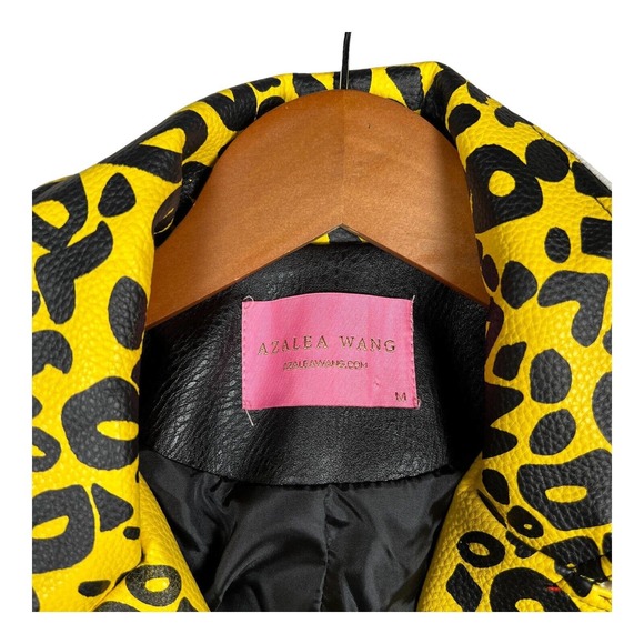 RARE AZALEA WANG Punk Rock Star Tiger Moto Jacket Exploited Veni Vidi Vici sz M - Picture 5 of 6